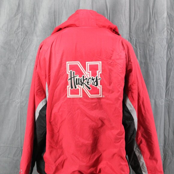 Nerbraska Cornhuskers Jacket (VTG) - Reversable by Pro Player - Men's 2XL - Picture 7 of 16